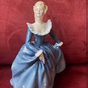 Royal Doulton Bone China 1965 Lady Figurine